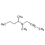 CAS 登录号：782424-01-5， N-(2-丁炔-1-基)-N-甲基-2-戊胺