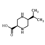 CAS#: 782424-04-8, (2R,5S)-5-Isopropyl-2-piperazinecarboxylic acid