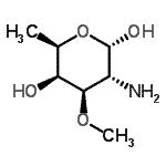 CAS 登录号：782429-00-9， 2-氨基-2,6-二脱氧-3-O-甲基-alpha-D-吡喃半乳糖