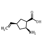 CAS 登录号：782446-72-4， (1R,2S,4S)-2-氨基-4-乙烯基环戊烷羧酸