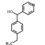 CAS 登录号：782504-43-2， (4-乙基苯基)(4-吡啶基)甲醇