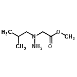 CAS 登录号：783292-57-9， 甲基(1-异丁基肼基)乙酸酯