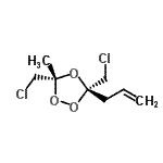 CAS 登录号：783340-75-0， (3S,5R)-3-烯丙基-3,5-二(氯甲基)-5-甲基-1,2,4-三氧杂环戊烷