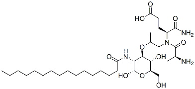 CAS#: 78408-99-8, (2R)-5-Amino-2-[[(2S)-2-[2-[(2S,3R,4R,5S,6R)-3-(Hexadecanoylamino)-2,5-Dihydroxy-6-(Hydroxymethyl)Oxan-4-Yl]Oxypropanoylamino]Propanoyl]Amino]-5-Oxopentanoic Acid