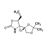 CAS 登录号：784191-96-4， (4S,5S)-4-[(4S)-2,2-二甲基-1,3-二氧戊环-4-基]-5-乙烯基-1,3-恶唑烷-2-酮