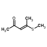 CAS 登录号：78429-69-3， (3E)-4-(甲硫基)-3-戊烯-2-酮