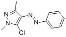 CAS#: 78431-21-7, 5-Chloro-1,3-Dimethyl-4-(2-Phenyldiaz-1-Enyl)-1H-Pyrazole