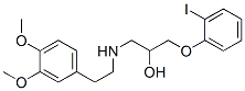 CAS#: 78493-62-6, 1-[2-(3,4-Dimethoxyphenyl)Ethylamino]-3-(2-Iodophenoxy)Propan-2-Ol