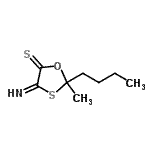 CAS 登录号：784999-81-1， 2-丁基-4-亚氨基-2-甲基-1,3-恶噻戊环-5-硫酮