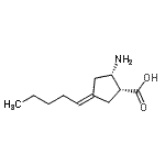 CAS 登录号：785045-27-4， (1R,2S,4Z)-2-氨基-4-亚戊基环戊烷羧酸
