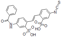 CAS 登录号：78543-24-5， 5-(苯甲酰基氨基)-2-[(E)-2-(4-异硫氰酸基-2-磺基苯基)乙烯基]苯磺酸
