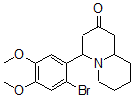 CAS 登录号:78617-10-4, 4-(2-溴-4,5-二甲氧基苯基)-1,3,4,6,7,8,9,9a-八氢喹嗪-2-酮