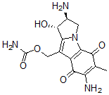 CAS 登录号：78655-52-4， [(2S,3R)-2,6-二氨基-3-羟基-7-甲基-5,8-二氧代-2,3-二氢-1H-吡咯并[1,2-a]吲哚-4-基]甲基氨基甲酸酯
