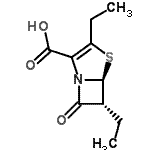 CAS#: 786593-86-0, (5S,6R)-3,6-Diethyl-7-oxo-4-thia-1-azabicyclo[3.2.0]hept-2-ene-2-carboxylic acid