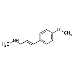 CAS 登录号：786674-69-9， (2E)-3-(4-甲氧基苯基)-N-甲基-2-丙烯-1-胺