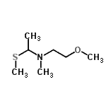 CAS 登录号：786685-93-6， N-(2-甲氧基乙基)-N-甲基-1-(甲硫基)乙胺
