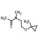 CAS 登录号：786686-63-3， N-甲基-N-{2-[(1-甲基环丙基)氧基]乙基}硫代乙酰胺