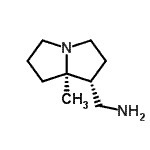CAS 登录号：786693-66-1， 1-[(1R,7aR)-7a-甲基六氢-1H-吡咯里嗪-1-基]甲胺
