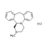 CAS 登录号：78684-62-5， (14bR)-2-甲基-1,2,3,4,10,14b-六氢二苯并[c,f]吡嗪并[1,2-a]氮杂卓盐酸盐(1:1)