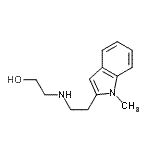 CAS 登录号：787497-23-8， 2-{[2-(1-甲基-1H-吲哚-2-基)乙基]氨基}乙醇