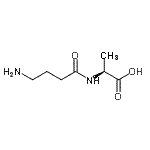 CAS 登录号：787510-60-5， N-(4-氨基丁烷酰基)-L-丙氨酸
