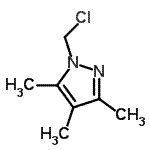 CAS 登录号：787513-31-9， 1-(氯甲基)-3,4,5-三甲基-1H-吡唑