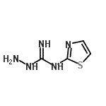 CAS 登录号：787525-01-3， N-(1,3-噻唑-2-基)肼甲脒