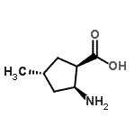 CAS 登录号：787545-59-9， (1R,2S,4R)-2-氨基-4-甲基环戊烷羧酸
