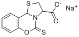 CAS 登录号：78760-55-1， 5-硫代-3,10b-二氢-2H-[1,3]噻唑并[3,2-c][1,3]苯并恶嗪-3-羧酸钠