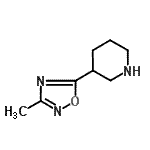 CAS 登录号：788123-19-3， 3-(3-甲基-1,2,4-恶二唑-5-基)哌啶