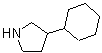 CAS 登录号：78813-85-1， 3-环己基吡咯烷