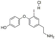 CAS 登录号：788824-64-6， 4-[4-(2-氨基乙基)-2-碘苯氧基]苯酚盐酸盐