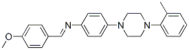 CAS 登录号：78932-96-4， 1-(4-甲氧基苯基)-N-[4-[4-(2-甲基苯基)哌嗪-1-基]苯基]甲亚胺
