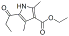 CAS#: 78956-69-1, Ethyl 2,4-Dimethyl-5-Propanoyl-1H-Pyrrole-3-Carboxylate