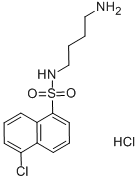 CAS 登录号:78957-84-3, N-(4-氨基丁基)-5-氯-1-萘磺酰胺盐酸盐