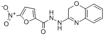 CAS 登录号:78959-38-3, N'-(2H-1,4-苯并恶嗪-3-基)-5-硝基呋喃-2-甲酰肼