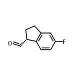 CAS 登录号：789632-01-5， (1R)-5-氟-1-茚满甲醛