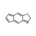 CAS 登录号：78988-61-1， 2H-茚并[5,6-d][1,3]噻唑
