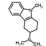 CAS 登录号：790145-56-1， N,N,9-三甲基-2,3,4,9-四氢-1H-咔唑-3-胺