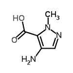 CAS 登录号：790164-97-5， 4-氨基-1-甲基-1H-吡唑-5-羧酸