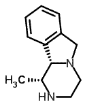 CAS 登录号：79017-45-1， (1R,10bS)-1-甲基-1,2,3,4,6,10b-六氢吡嗪并[2,1-a]异吲哚