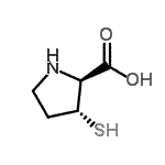 CAS 登录号：79068-20-5， (3R)-3-硫基-D-脯氨酸