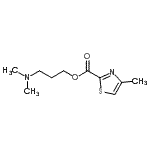 CAS 登录号：791014-77-2， 3-(二甲基氨基)丙基4-甲基-1,3-噻唑-2-羧酸酯