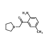 CAS 登录号：791015-18-4， 1-(2-氨基-5-甲基苯基)-2-(1-吡咯烷基)乙酮