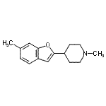 CAS 登录号：791534-41-3， 1-甲基-4-(6-甲基-1-苯并呋喃-2-基)哌啶