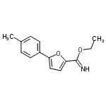 CAS 登录号：791548-13-5， 乙基5-(4-甲基苯基)-2-呋喃甲亚氨酸酯