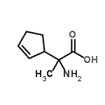 CAS 登录号：791557-84-1， 2-氨基-2-(2-环戊烯-1-基)丙酸