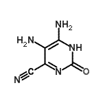 CAS 登录号：79157-00-9， 5,6-二氨基-2-氧代-1,2-二氢-4-嘧啶甲腈