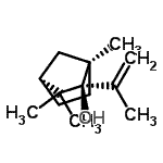 CAS 登录号：791620-42-3， (2R,4S)-2-异丙烯基-1,3,3-三甲基双环[2.2.1]庚烷-2-醇