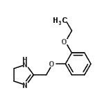 CAS 登录号：791730-46-6， 2-[(2-乙氧基苯氧基)甲基]-4,5-二氢-1H-咪唑